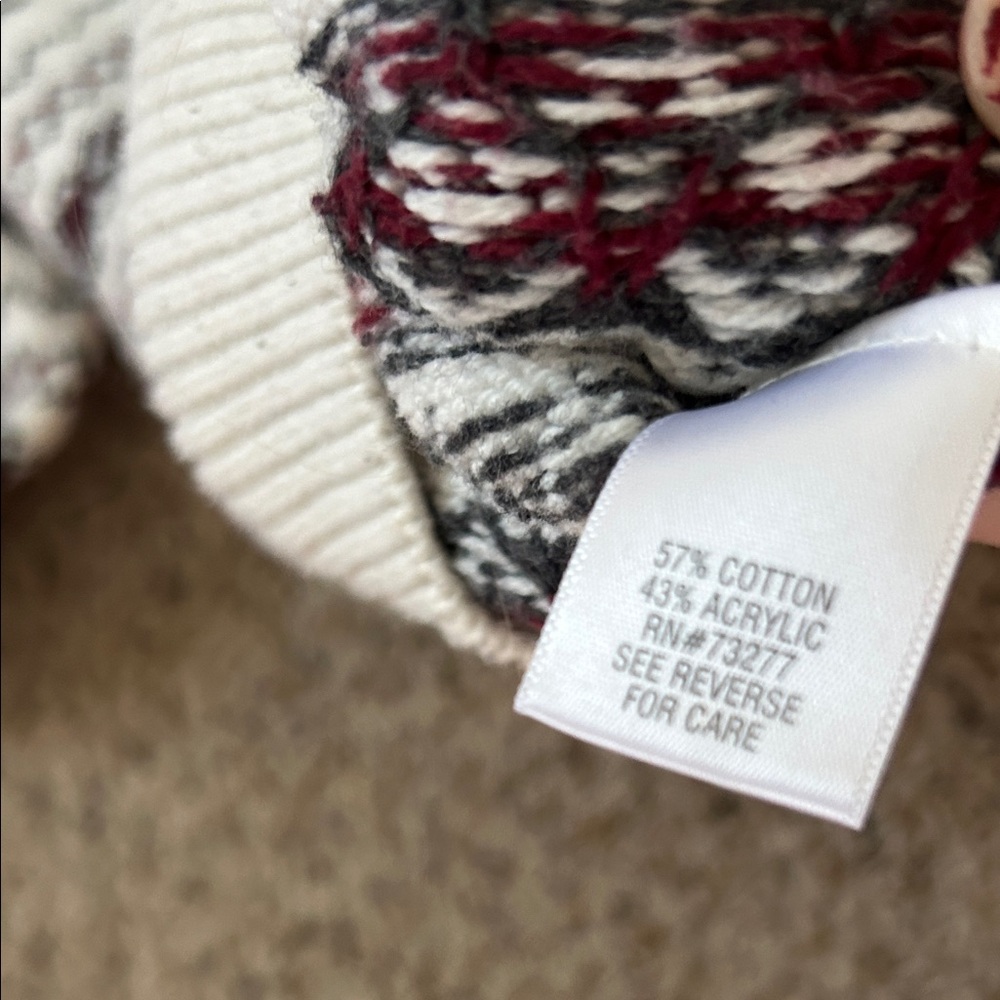 Vintage Thick Patterned Sweater - Picture 9 of 13